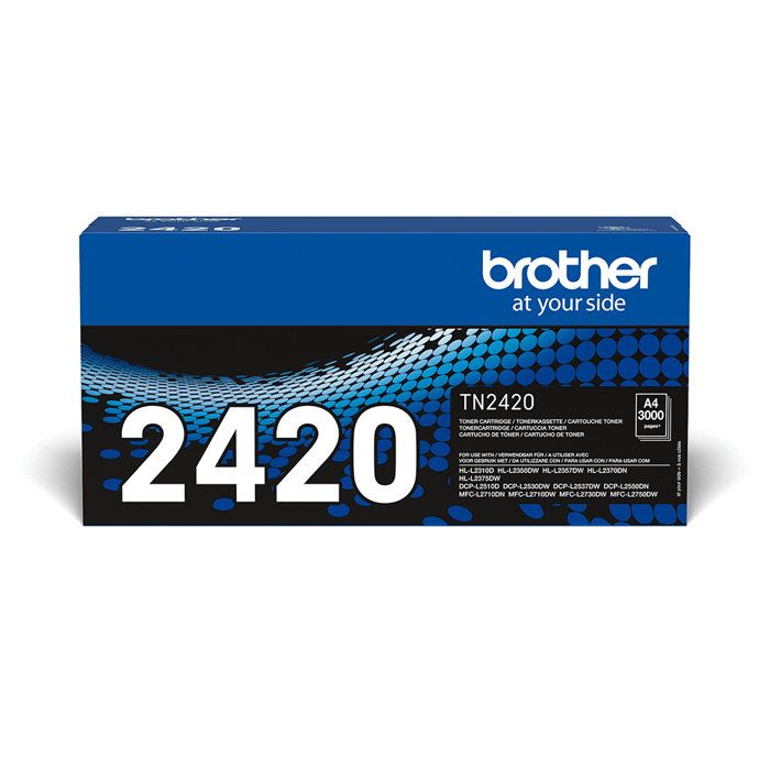 Cartouche de toner noir haute capacité TN2420 - BROTHER - Laser - 3000 pages