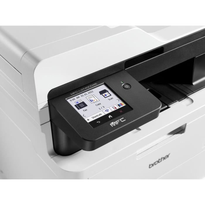 Imprimante multifonction - BROTHER - MFC-L3740CDWE - 4 en 1 LED couleur - Ethernet et Wifi