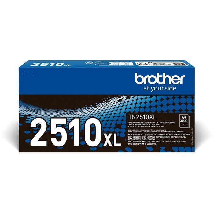 Toner noir haute capacité Brother TN2510XL - 3000 pages