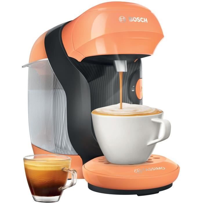 Machine a cafÈ multi-boissons automatique - BOSCH TASSIMO TAS11 STYLE - Peche - Espresso - 15 bar