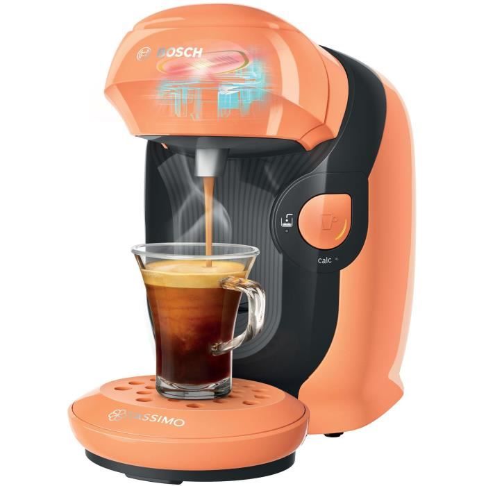 Machine a cafÈ multi-boissons automatique - BOSCH TASSIMO TAS11 STYLE - Peche - Espresso - 15 bar