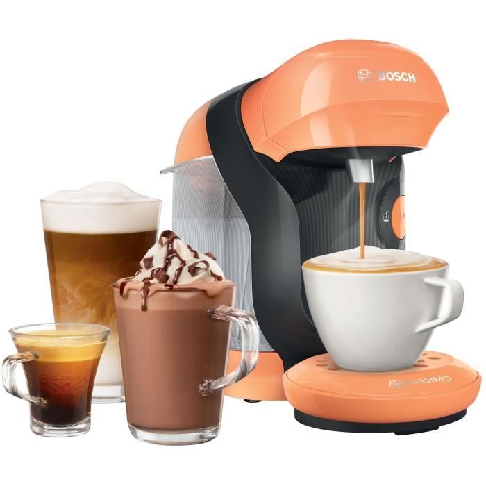 Machine a cafÈ multi-boissons automatique - BOSCH TASSIMO TAS11 STYLE - Peche - Espresso - 15 bar
