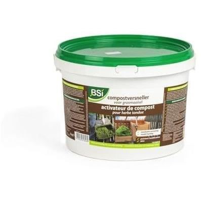 Activateur de compost - BSI - Pour herbe tondue - Prévient l'acidification - Aere le compost - 6 Kg