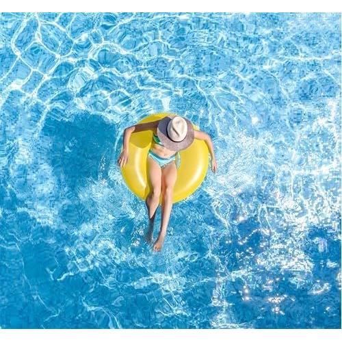 Kit d'entretien piscine - BSI - 6 articles - Aspirateur de fond - Manche 1,5m - Flotteur - Thermometre