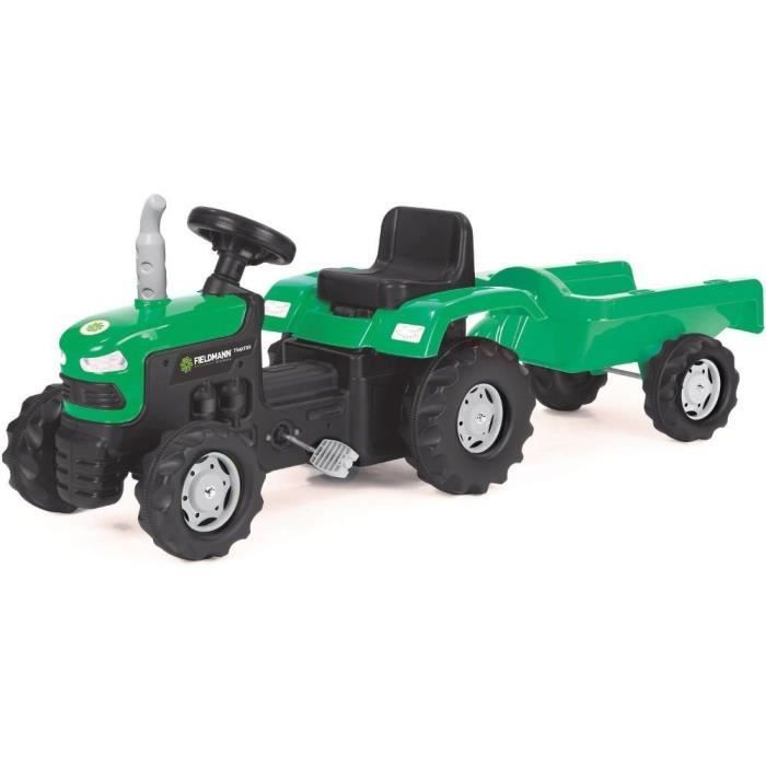 Tracteur a pédales avec remorque - Buddy Toys - BPT 1013