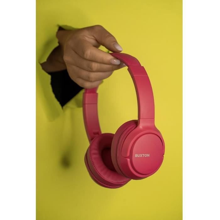 Casque supra-auriculaire sans fil - Buxton - BHP 7300 PINK