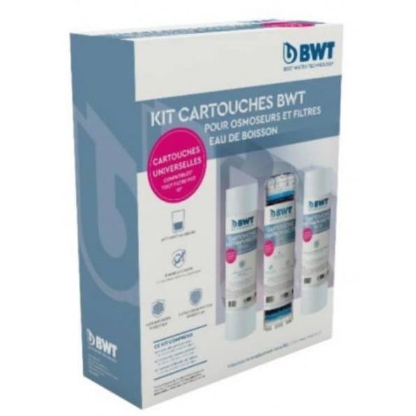 Pack filtres - BWT - OSMOSEUR et triplex - Pack de 3 prÈfiltres pour osmoseurs
