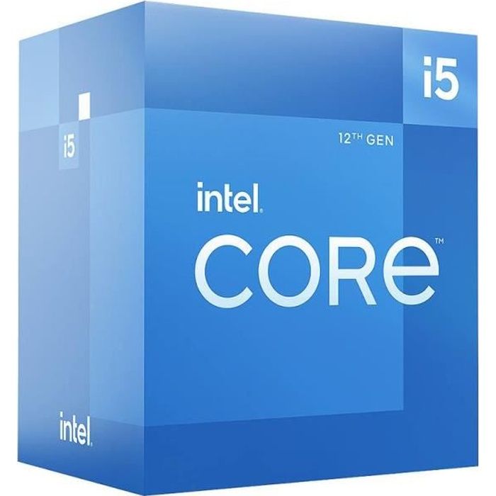 Processeur Intel Core i5-12400F (4,4 Ghz) LGA 1700 - Sans iGPU