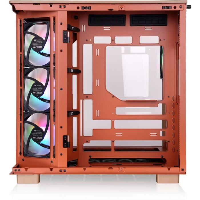 Boîtier PC sans alimentation - THERMALTAKE - View 380 XL TG ARGB - Moyen tour - Format ATX - 4x120mm A-RGB inclus - Gravel Ssand
