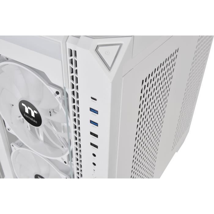 BoÓtier PC - THERMALTAKE - View 51 TG ARGB - Boitier sans alimentation - Grand tour - Format E-ATX - Blanc ( CA-1Q6-00M6WN-00 )