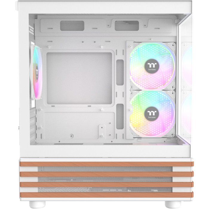 THERMALTAKE - CA-1Z4-00M6WN-WS - View 170 WS ARGB Snow - Boitier PC sans alimentation - Mini tour - Format Micro-ATX - Blanc