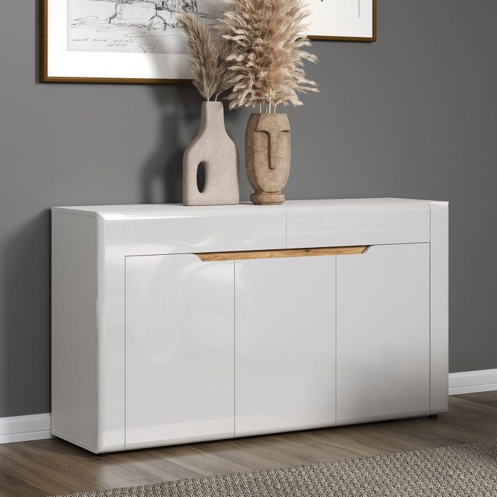 Buffet 3 portes et 2 tiroirs L150 cm - 150 cm X 39 cm X 84 cm - Milan