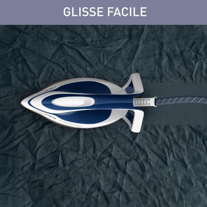 CALOR Centrale Vapeur, 7,2 bars, DÈbit vapeur 130 g/min, Pressing 500 g/min, Semelle brevetÈe, FabriquÈ en France GV9223C0