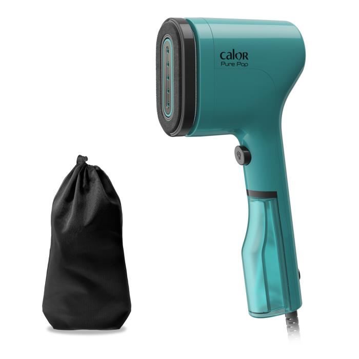 CALOR PURE POP, DÈfroisseur vapeur, 1300 W, 70 ml, DÈbit 20 g/min, Pret en 15 sec, Autonomie 4 min, DÈfroisse et purifie, DT2024C0