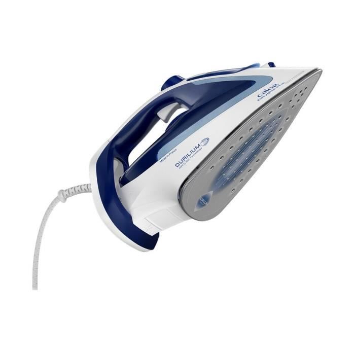 CALOR Fer a repasser vapeur, 2400 W, DÈbit vapeur 45 g/min, Fonction Pressing 190 g/min, FabriquÈ en France, Easygliss FV5715C0
