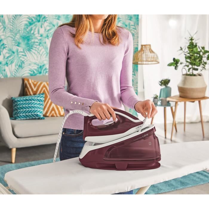 CALOR Express Easy Centrale vapeur, RÈservoir amovible 1,7 L, 5,7 bars, DÈbit vapeur 120 g/min, Pressing 360 g/min YY5428FC