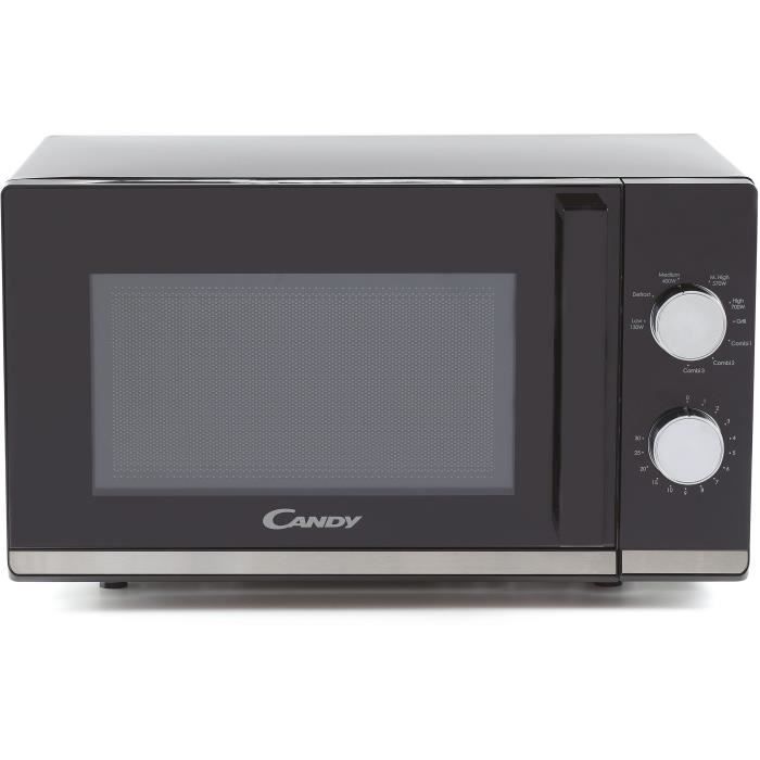 CMG20TNMB Micro-ondes Gril CANDY Moderna 20L 700W - Gril 900W - UI mÈcanique 6 niveaux de puissance - Fonction DÈcongÈlation poids