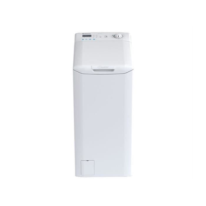 Lave linge top CANDY CSTG 27L3/1-47 - 7 kg - 1200 trs/min - Classe C - Blanc