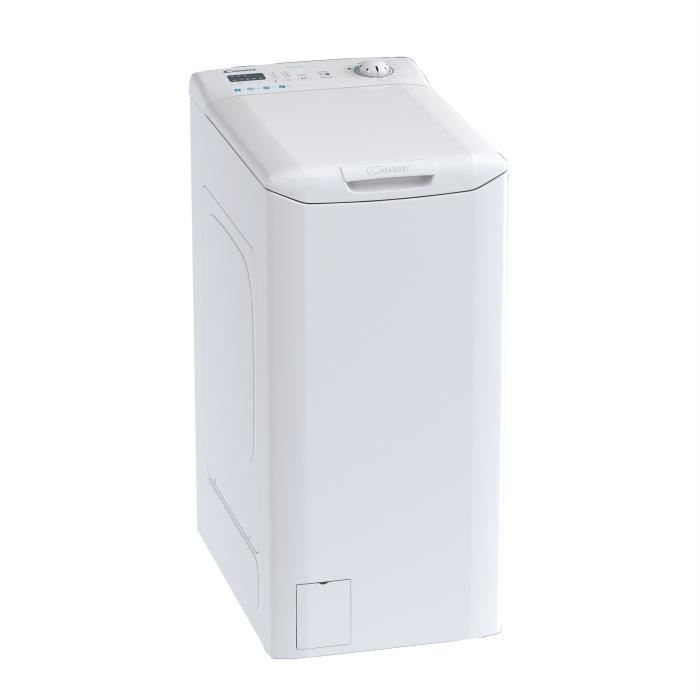 Lave linge top CANDY CSTG 27L3/1-47 - 7 kg - 1200 trs/min - Classe C - Blanc