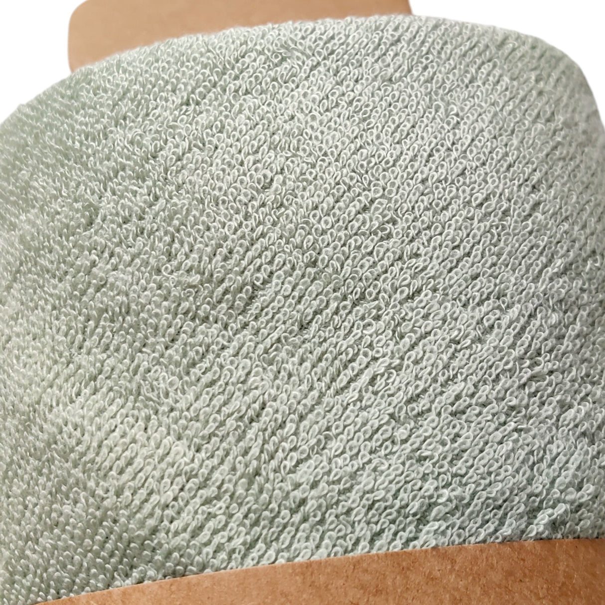 Drap de bain XXL Parent / Bébé - CANDIDE - 100x100 cm - Vert d'eau