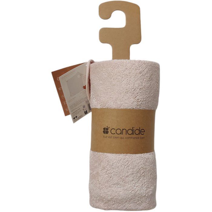 Drap de bain XXL Parent / Bébé - CANDIDE - 100x100 cm - Rose