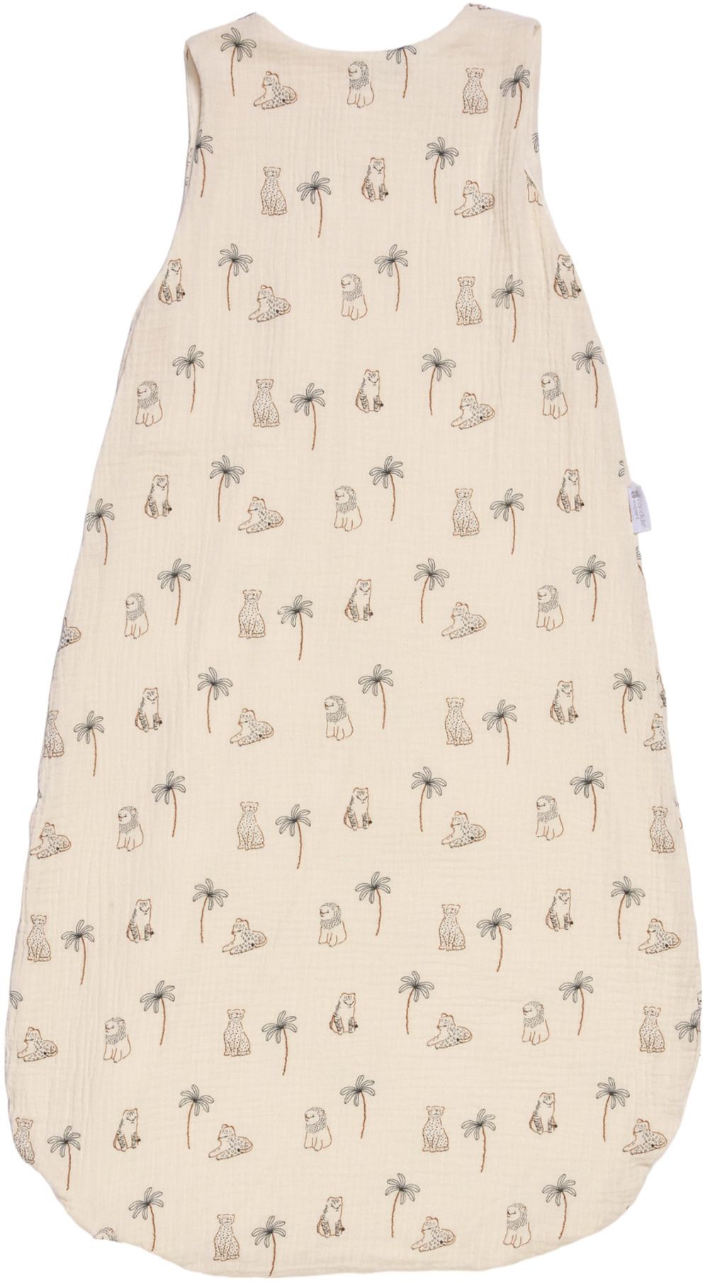 Douillette été - CANDIDE - 90 cm - 9/24 mois - Blanc imprimé lange tigre