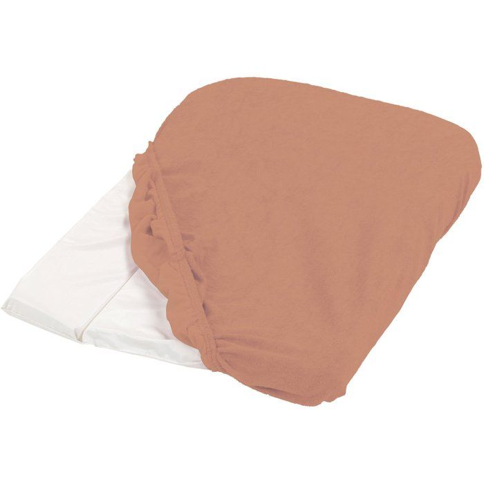 Housse de matelas a langer - CANDIDE - Eponge - 50 x 75 cm - Cassonade