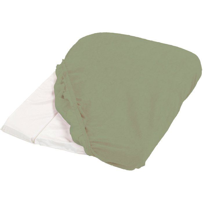 Housse de matelas a langer - CANDIDE - Eponge - 50 x 75 cm - Kaki