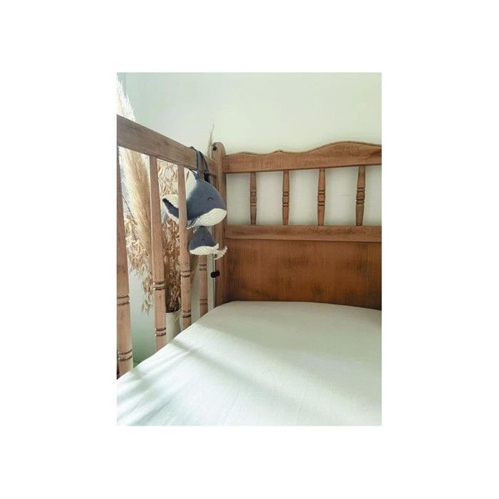 Protege Matelas Bébé 60x120 - Alese Bébé - Silencieux - Imperméable - Absorbant - oeko Tex - Made In Europe - 60x120cm Blanc