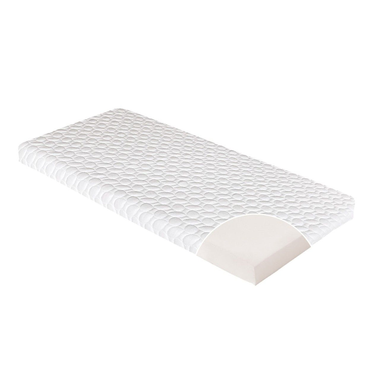 Matelas De Berceau Fresh CANDIDE 50x83x5cm, Sans Traitement, IdÈal Cododo, ThermorÈgulant, FabriquÈ En France, Garantie 5 Ans