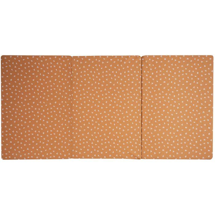 Matelas de voyage - 120 x 60 cm - Ep. 4 cm - Pliant - Camel - CANDIDE