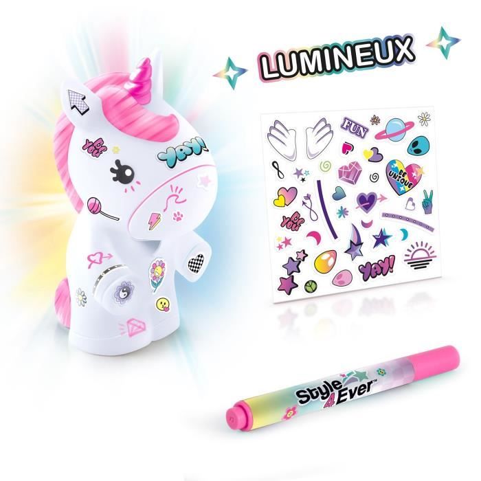 Mini Figurine Lumineuse a Décorer Déco DIY - Loisirs Créatifs pour Enfant Style 4 Ever - OFG 267 - Canal Toys Canal Toys