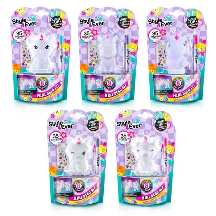 Canal Toys Style 4 Ever - Mini Figurine Lumineuse a Décorer Déco DIY - Loisirs Créatifs pour Enfant - OFG 267 - Canal Toys