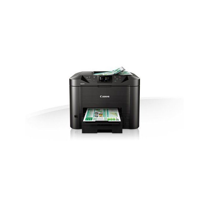 Canon Maxify MB5450 Imprimante Multifonction Jet d'encre, 24 ipm en Blanc et Noir, 15,5 ipm en Couleur, 600 x 1200 dpi