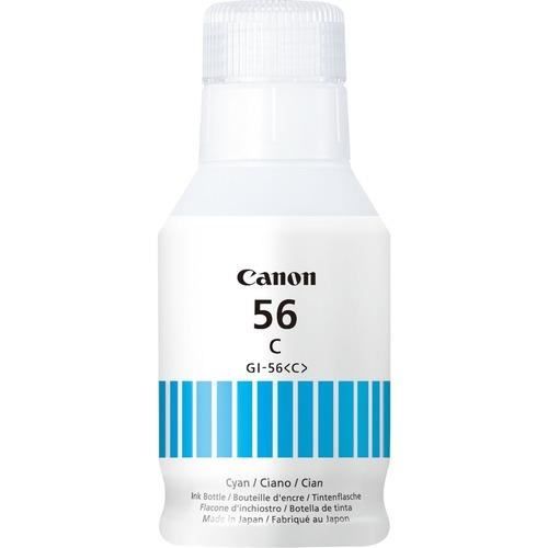 Bouteille d'encre - CANON - GI-56BK - Cyan - CompatibilitÈ MAXIFY GX - (4430C001)