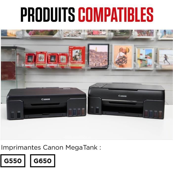 Bouteille d'encre - CANON - GI-53M - Magenta - CompatibilitÈ PIXMA G650 et G550 - (4681C001)