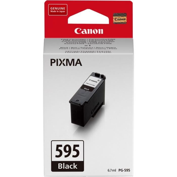 Cartouche d'encre - CANON - PG-595 - Noir - Pack de 1 - Standard