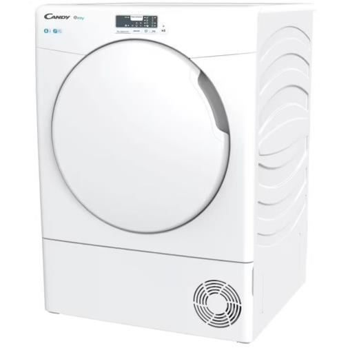 Seche-linge pompe a chaleur CANDY Easy EYE H8A2L-S - 8 kg - 8 programmes - 67dB - Classe A++
