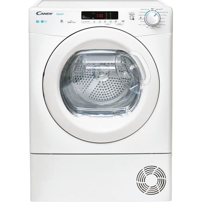 Seche-linge a condensation CANDY CSE C9DE-47 Smart - 9 kg - Classe B - ConnectÈ - Blanc
