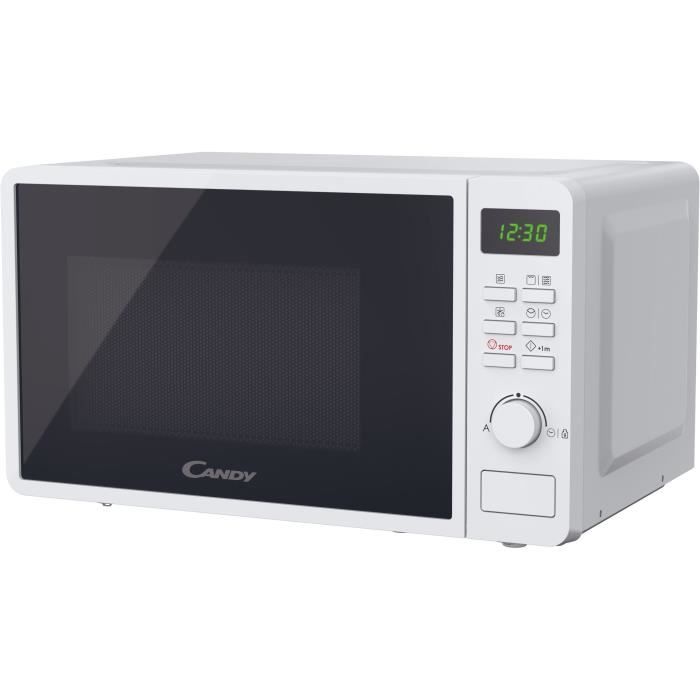Micro-ondes Gril - CANDY CMGA20SDLWLI Idea - 20L - MO : 700W - Gril : 800W - UI digitale - 5 niveaux de puissance - Blanc