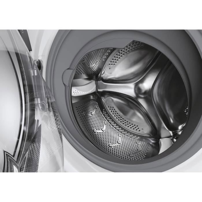 Lave-linge hublot CANDY CS1410TXME/FR - 10 kg - Induction - 1400 trs/min - Classe A - Programme rapide - Blanc