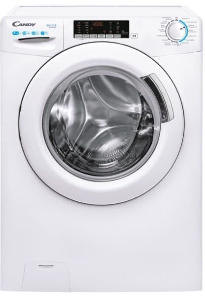 Lave-linge séchant CANDY CSW 475TWME/FR - 7 / 5 kg - moteur BLDC - 1400 trs/min - Blanc