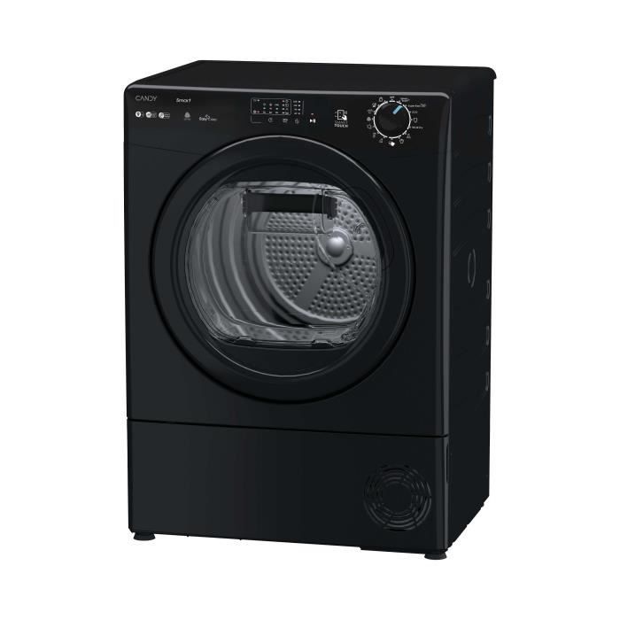 Seche-linge pompe a chaleur CANDY CS EH9N2LBEB-S Smart - 9 kg - Bac EasyCase - Classe D - Noir