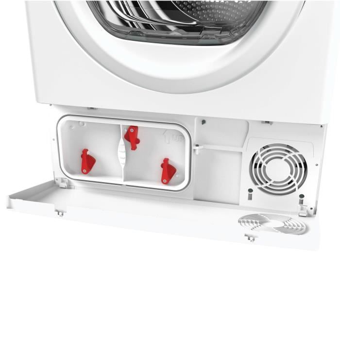 Seche-linge pompe a chaleur CANDY CS EH9N2LE-S Smart - 9 kg - Bac EasyCase - Classe D - Blanc