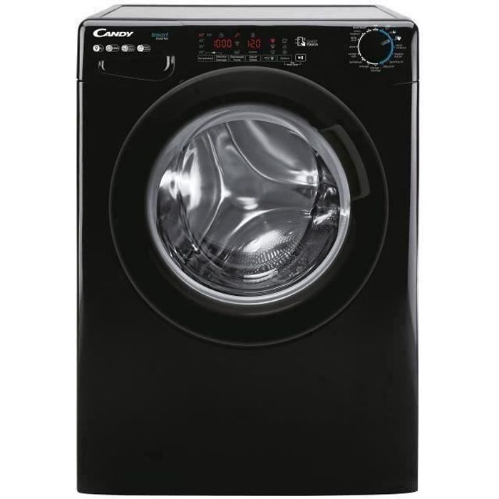 Lave-linge hublot CANDY CS 129TMBBE-47 - 9 kg - Induction - 1200 trs/min - ConnectÈ - Classe B - Noir