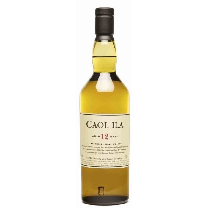 Caol Ila 12 ans - Whisky - Islay Ecosse - 43% vol - 70 cl avec étui