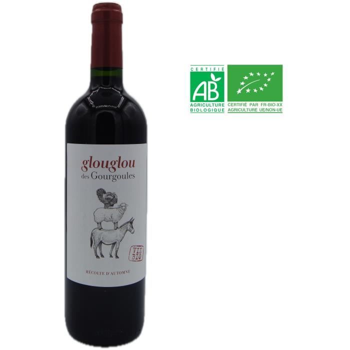 Château des Caraguilhes Cuvée Glouglou 2022 Pays d'Oc - Vin rouge de Languedoc-Roussillon - Bio 2022