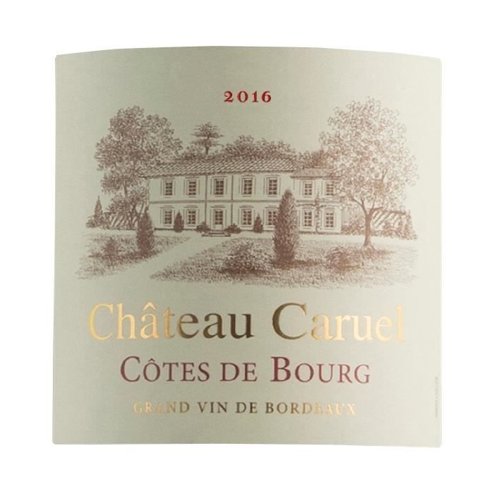 Ch‚teau Caruel 2016 CÙtes de Bourg - Vin rouge de Bordeaux