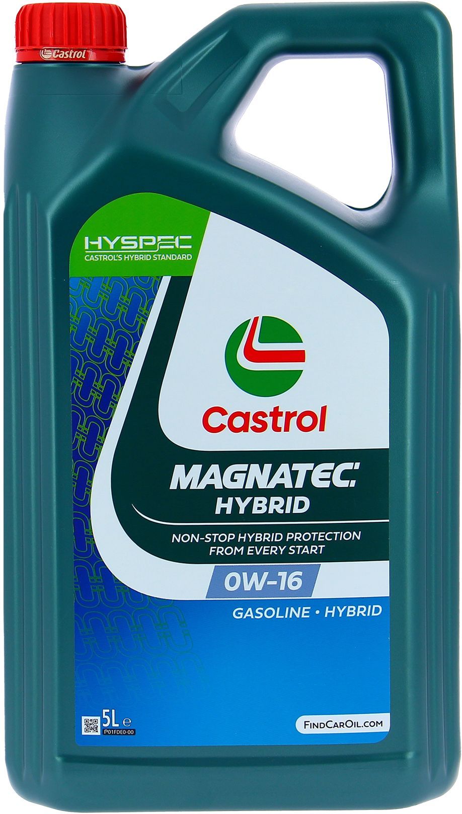 Huile moteur - CASTROL - Magnatec Hybride 0W-16 - 5L