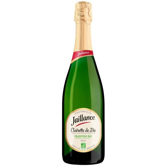 Clairette de Die Bio - Doux 8% - Jaillance Tradition - 75cl